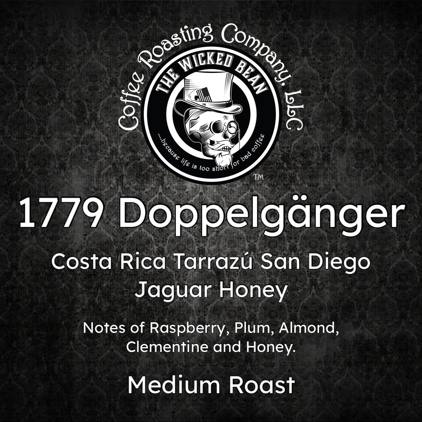 Sampler: 1779 Doppelgänger - Medium Roast, 4oz
